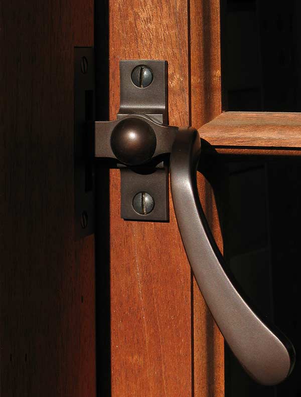 Solid Brass Push Out Casement Handle
