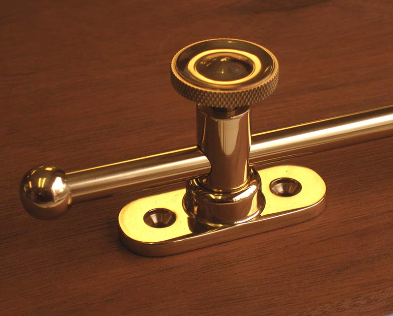 Solid Brass Push Out Casement Stay